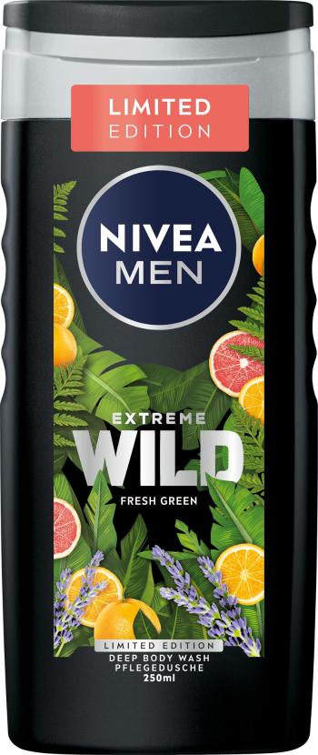 Nivea Gel de duș pentru corp și păr Men Extreme Wild Fresh Green (Shower Gel) 500 ml