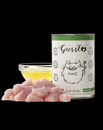 GUSSTO Cat Fresh Chicken conserve cu pui pentru pisici 6x400 g