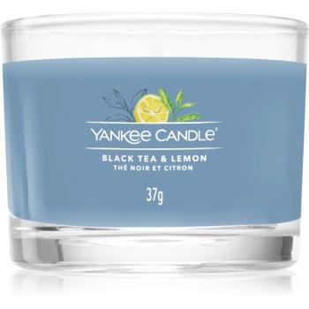 Yankee Candle Black Tea & Lemon lumânare votiv glass 37 g