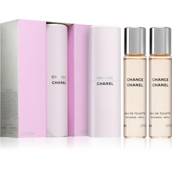 Chanel Chance Eau de Toilette pentru femei 3x20 ml
