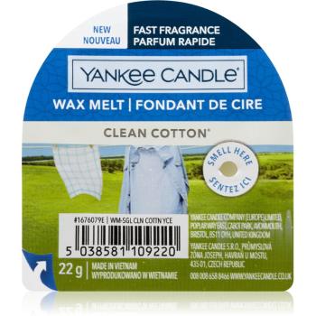 Yankee Candle Clean Cotton ceară pentru aromatizator I. 22 g