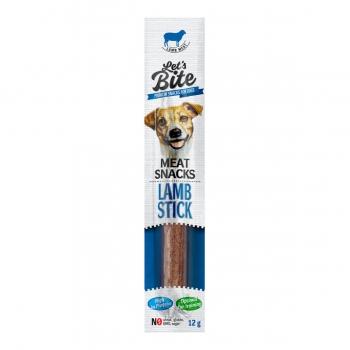 BRIT Let's Bite Meat Snacks Lamb Stick, Miel, recompense monoproteice fără cereale câini, baton de carne, 12g