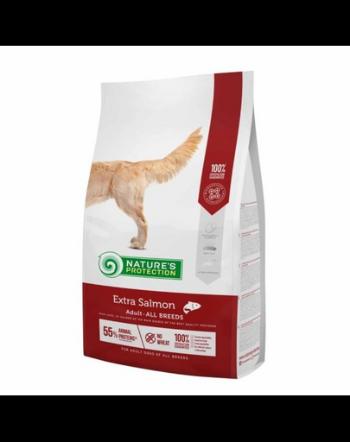 NATURES PROTECTION Extra Salmon Adult All Breed Dog 2 kg Hrana caini adulti, cu somon