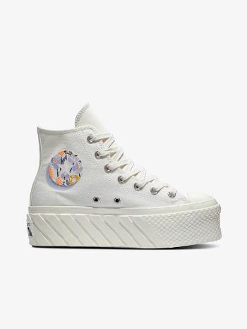 Converse Chuck Taylor All Star Lift 2X Platform Teniși Alb