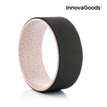 Inel de yoga InnovaGoods Rhoda, negru-roz