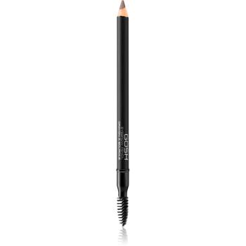Gosh Eyebrow creion pentru sprancene cu pensula culoare 005 Dark Brown 1.2 g