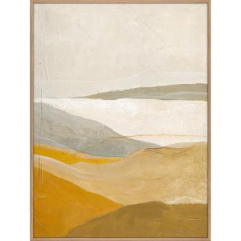 Tablou pictat manual 90x120 cm Yellow Field    – Malerifabrikken