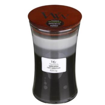 WoodWick Lumânare parfumată vază Trilogy Warm Woods 609,5 g