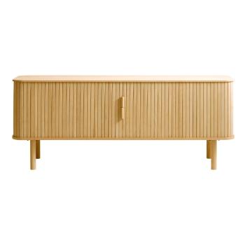 Masă TV cu aspect de lemn de stejar 160x56 cm Cavo – Unique Furniture