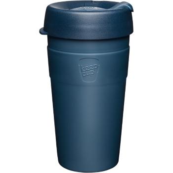 Cană de voiaj cu capac KeepCup Spruce Thermal, 454 ml, albastru-închis