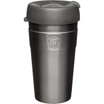 Cană de voiaj cu capac KeepCup Nitro Thermal, 454 ml, gri