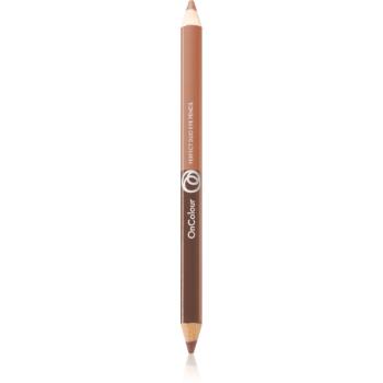 Oriflame OnColour creion dermatograf cu doua capete culoare Mocha & Rose Gold 1,5 g