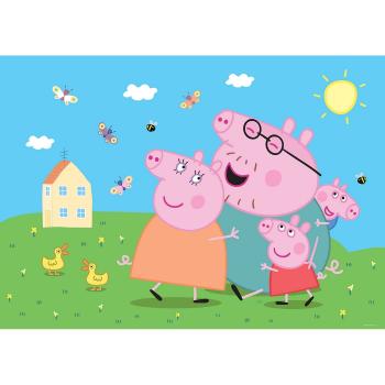 Foto-tapet copii Pepa Pig 252 x 182 cm, 4 piese