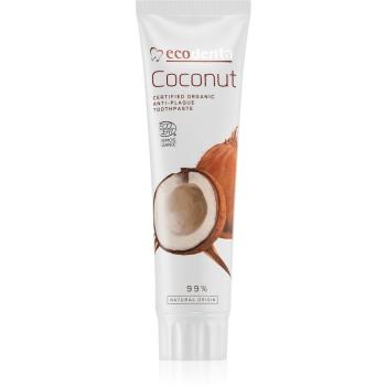 Ecodenta Cosmos Organic Coconut pastă de dinți fără fluor pentru a intari smaltul dintilor 100 ml