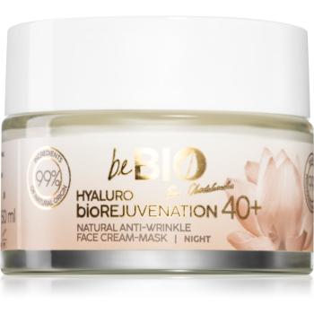 beBIO Ewa Chodakowska Hyaluro Bio Rejuvenation 40+ Crema de noapte hidratanta anti-rid 50 ml