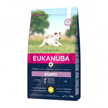 EUKANUBA Basic Puppy S, Pui, hrană uscată câini junior, 3kg