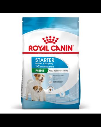 ROYAL CANIN Mini Starter Mother&amp; Babydog 4 kg hrana pentru femele gestante si care alapteaza si catelusi de la 4 la 8 saptamani de talie mica