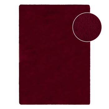 Blană burgundy sintetică 80x150 cm Ivy Luxury Fur – Flair Rugs