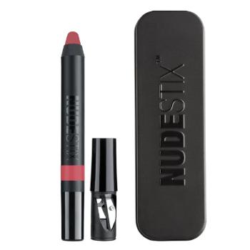 Nudestix Ruj mat de lungă durată și creion de buze (Magnetic Matte Lip Color) Saint