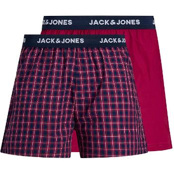 Jack&Jones 2 PACK - pantaloni scurți pentru bărbați JACRED 12183099 Red Bud M