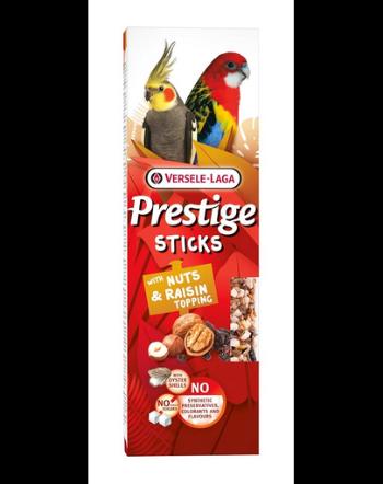 VERSELE-LAGA Prestige Sticks 2 Sticks papagali medii cu nuci si stafide 140g