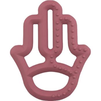 Minikoioi Teether Silicone jucărie pentru dentiție 3m+ Rose 1 buc