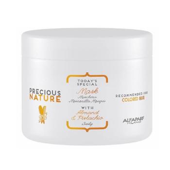 Alfaparf Milano Mască de reconstrucție pentru păr vopsit Almond & Pistachio (prețios Nature Colored Hair Mask) 200 ml