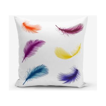 Față de pernă cu amestec de bumbac Minimalist Cushion Covers Feathers, 45 x 45 cm