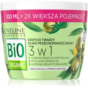 Eveline Cosmetics Bio Organic 3 in 1 crema tonifianta antirid 100 ml