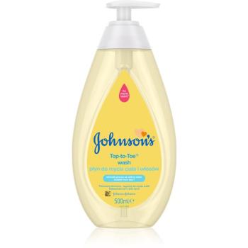 Johnson's® Top-to-Toe gel de duș pentru corp și păr pentru nou-nascuti si copii 500 ml