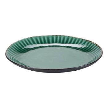 Farfurie din gresie ceramică Bahne & CO Birch, ø 21,5 cm, verde