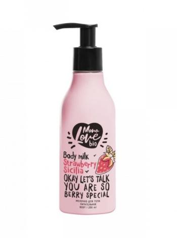 BISOU Loțiune de corp hrănitoare Bio MonoLove Jahoda-Sicília (Body Milk) 200 ml