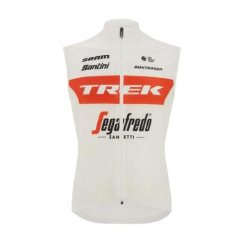 
                 SANTINI Vestă de ciclism - TREK SEGAFREDO 2022 - roșu/alb  
            