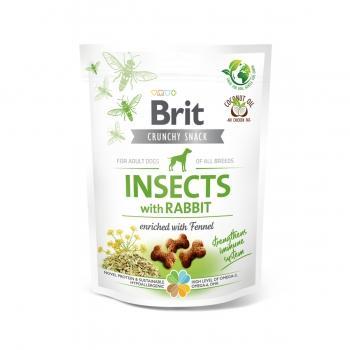 BRIT Care Crunchy Cracker, Insecte și Iepure cu Chimen, recompense fără cereale câini, 200g