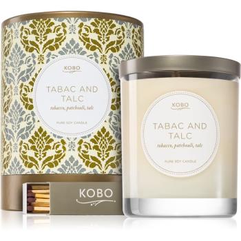 KOBO Motif Tabac and Talc lumânare parfumată 312 g