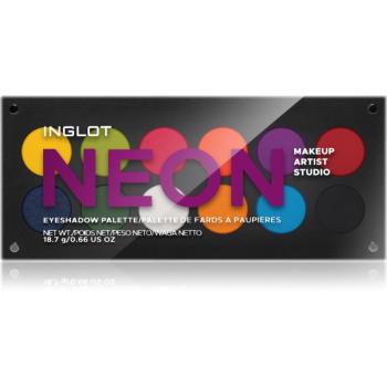 Inglot Makeup Artist Studio Palette paletă cu farduri de ochi culoare NEON 18,7 g