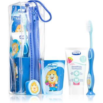 Chicco Oral Care Set set pentru voiaj pentru copii 36M+ Boy