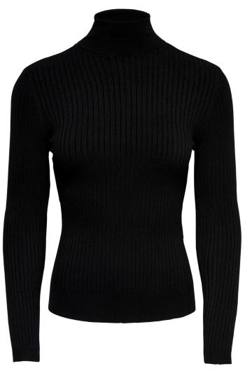 ONLY Pulover de femei ONLKAROL L/S ROLLNECK PULLOVER KNT NOOS Black XL