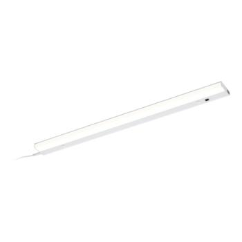 Aplică de perete albă LED (lungime 77 cm) Simeo – Trio