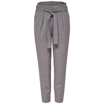 ONLY Pantaloni pentru femei Onlnicole Paperbag  Pantaloni Noos Light Grey Melange 36/32