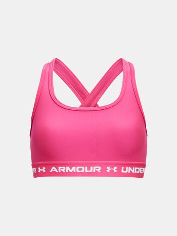 Under Armour G Crossback Mid Solid Sutien pentru fete Roz