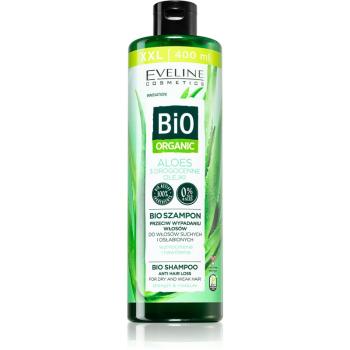 Eveline Cosmetics Bio Organic Natural Aloe Vera Șampon împotriva căderii părului cu aloe vera 400 ml