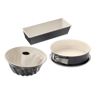 Set 3 forme de copt din oțel cu suprafață ceramică Dr. Oetker Cake