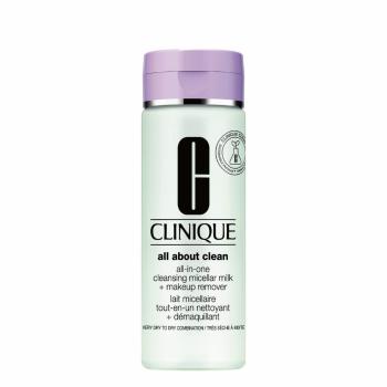 Clinique Lapte de curățare delicat pentru pielea uscată până la cea foarte uscată (All-in-one Cleansing Micellar Milk + Makeup Remover) 200 ml