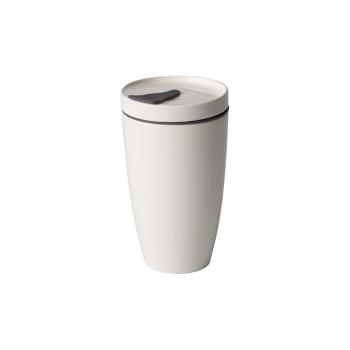 Cană de voiaj din porțelan Villeroy & Boch Like To Go, 350 ml, alb