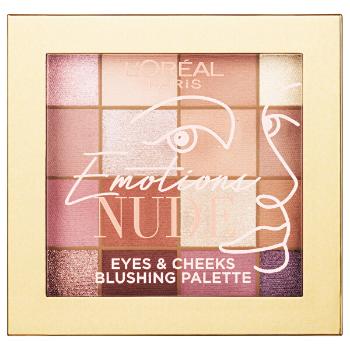 L´Oréal Paris Paletă de farduri de ochi Emotions of Nu (Eyes &amp; Cheeks Blushing Palette) 15 g