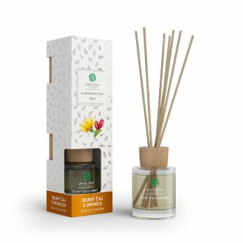 Bețișoare parfumate Green Idea Rattan Ceaiverde cu smochine , 100 ml