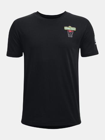 Under Armour Curry Sesame Squad SS Tricou pentru copii Negru