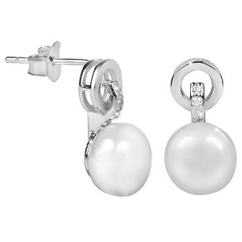 JwL Luxury Pearls Cercei cu perlă albă  JL0503