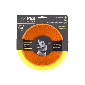 Bol pentru lins Wobble Orange – LickiMat